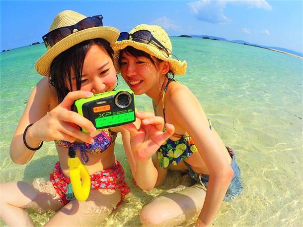 写真映えスポット幻の島に上陸！